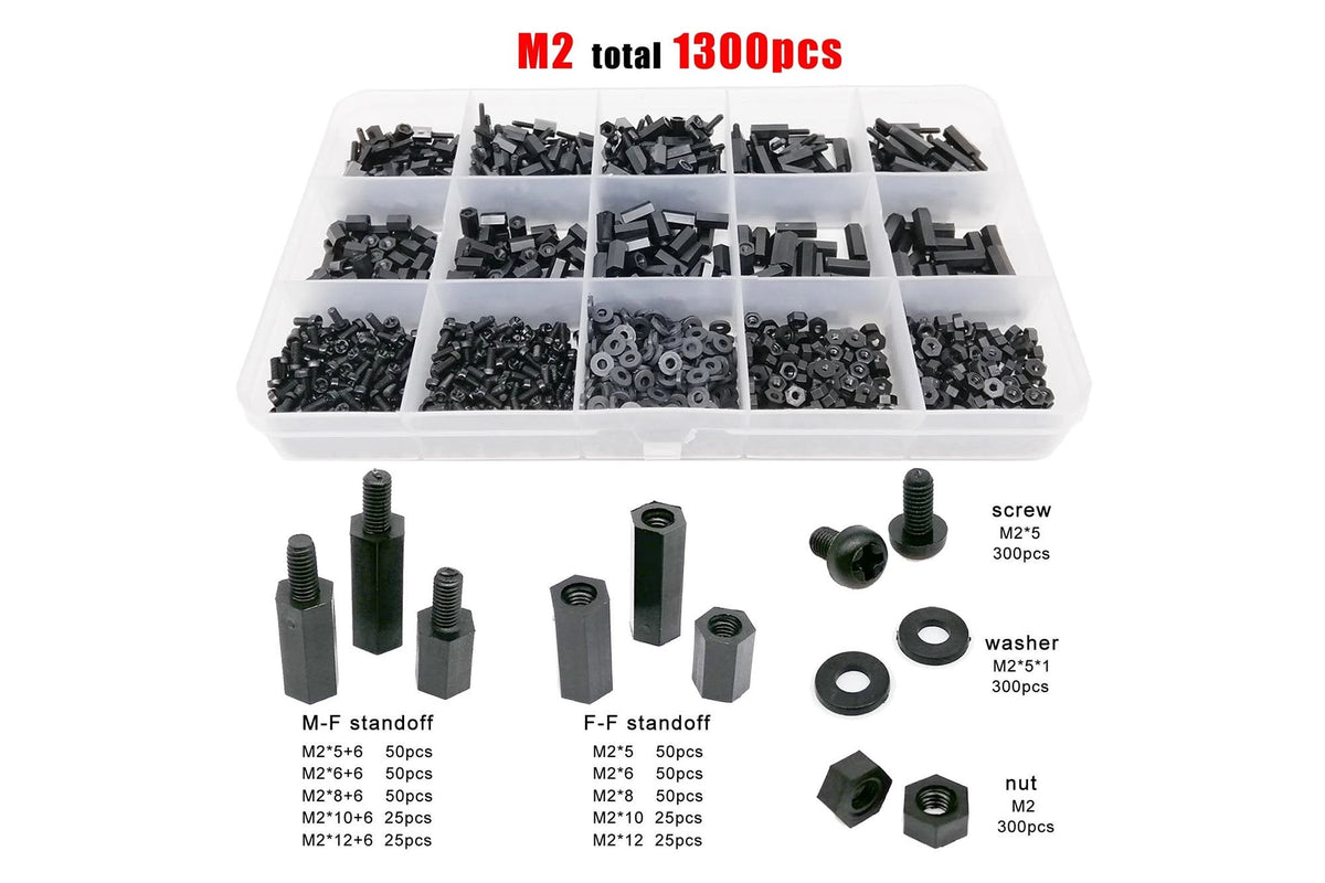 3DXR- Nylon Standoffs Assortment Kit