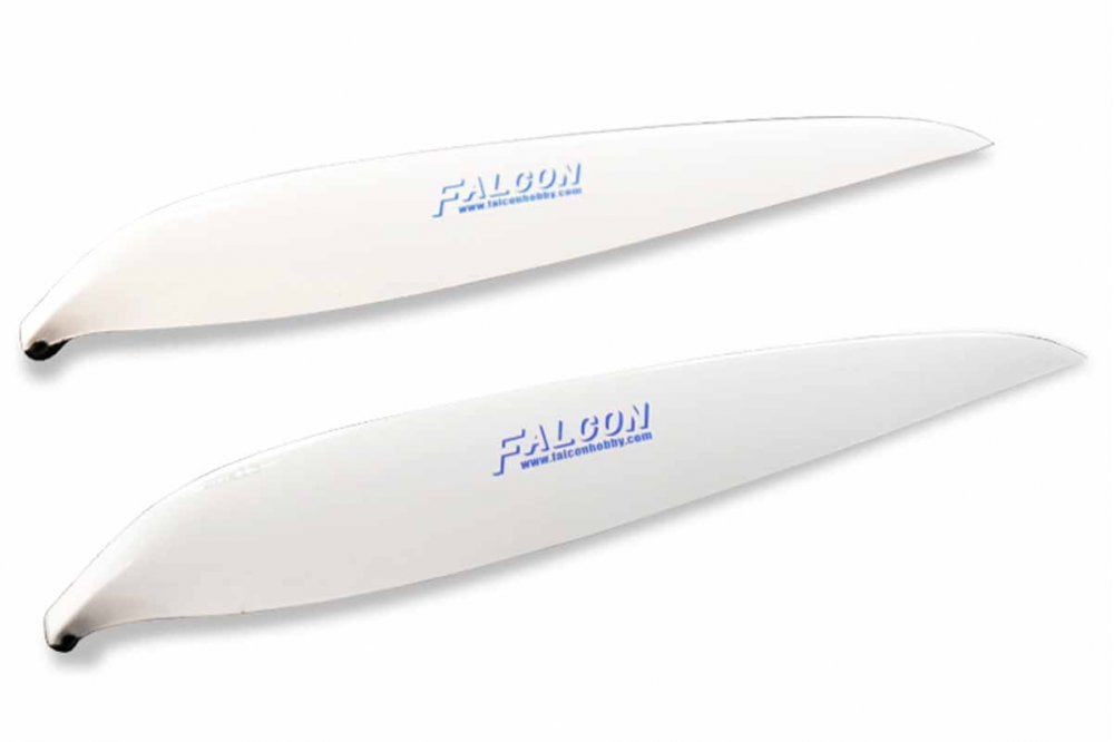 Falcon Carbon Fibre Folding Propeller White