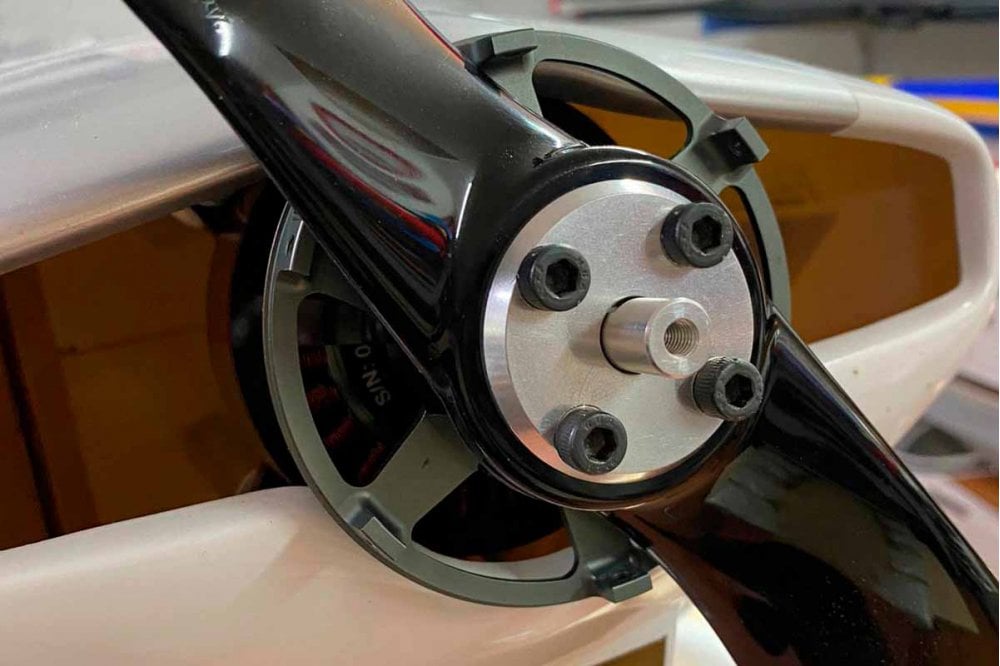 Falcon Carbon Two Blade Electric Propeller (Bigger Centre hub)