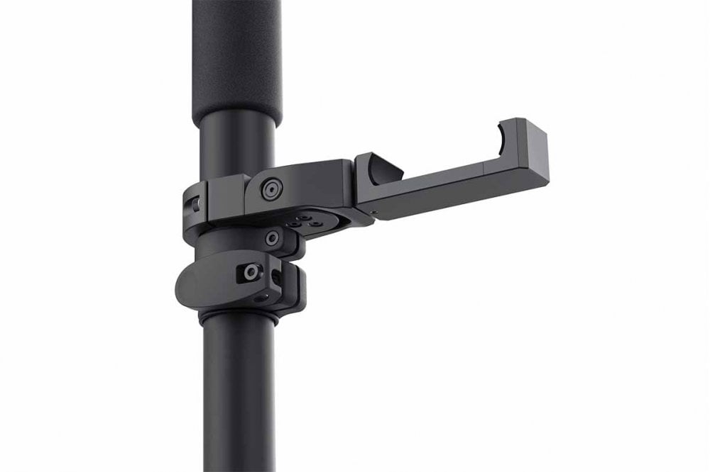 Emlid Survey Pole with a smartphone mount