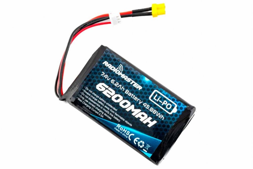 RadioMaster- 2S 7.4V 6200mAh Lipo Battery for TX16S & Boxer