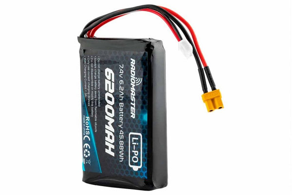 RadioMaster- 2S 7.4V 6200mAh Lipo Battery for TX16S & Boxer