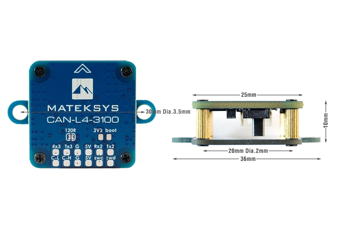 Matek Systems- AP_PERIPH CAN Magnetometer RM3100