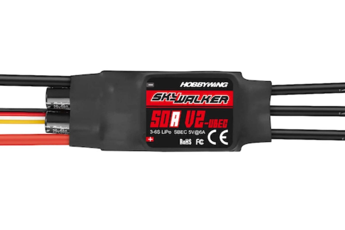 Hobbywing- Skywalker 50A V2 UBEC 3-4s