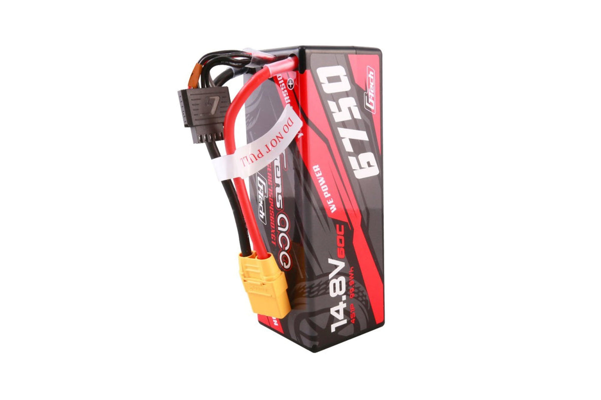Gens Ace- G-Tech 6750mAh 60C 4S1P 14.8V Hard Case Lipo with XT90