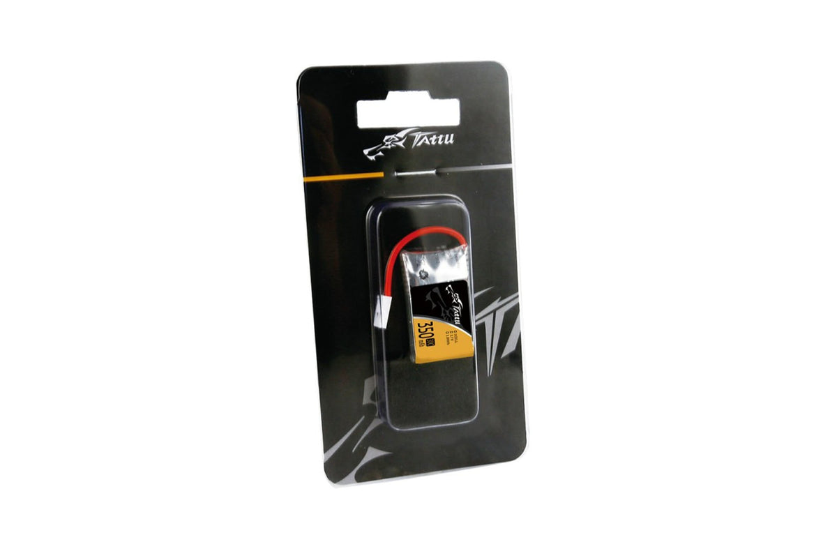 Gens Ace- Tattu, 350mAh 30C 1S1P 3.7V Lipo with Molex Plug