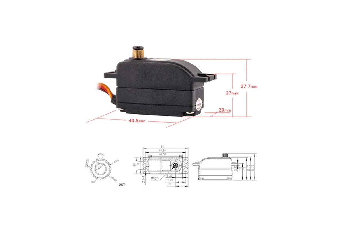 KST- CM653 Low Profile Coreless Servo