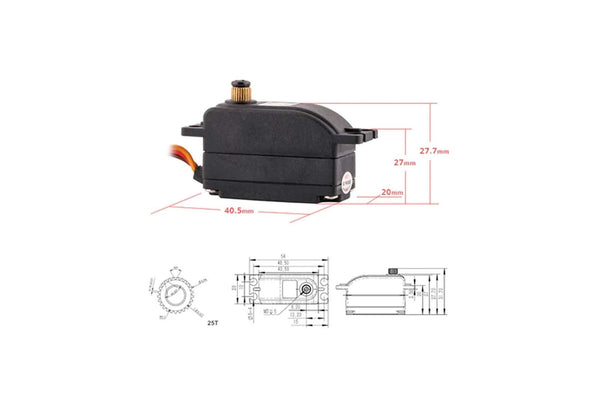 KST- CM653 Low Profile Coreless Servo