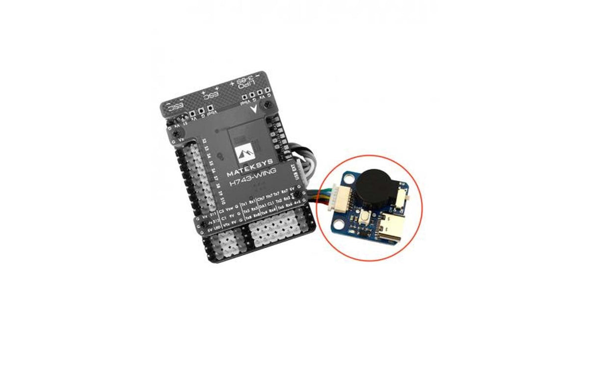 Matek Systems- FC USB Extender w/Passive Buzzer