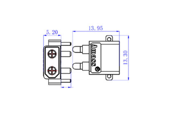Amass - XT30PW-M - 1 Pcs
