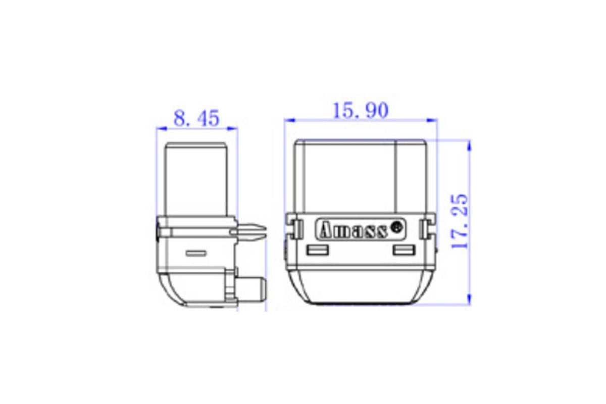 Amass - XT60PW - F - 1 Pcs