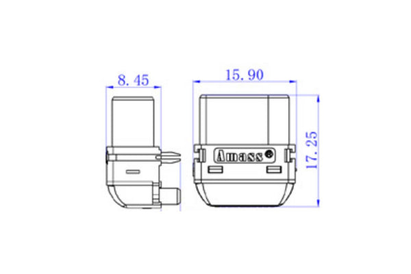 Amass - XT60PW - F - 1 Pcs