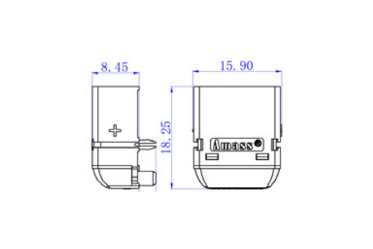 Amass - XT60PW - M - 1 Pcs