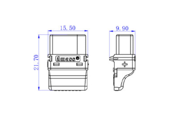 Amass - XT60PT-F - 1 Pcs