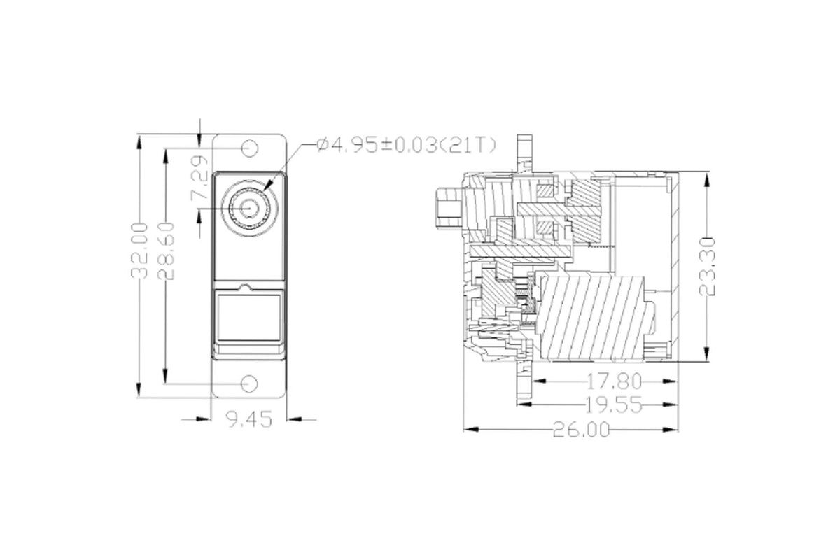 EMAX ES3352HV All Purpose HV Metal Gear Digital Servo