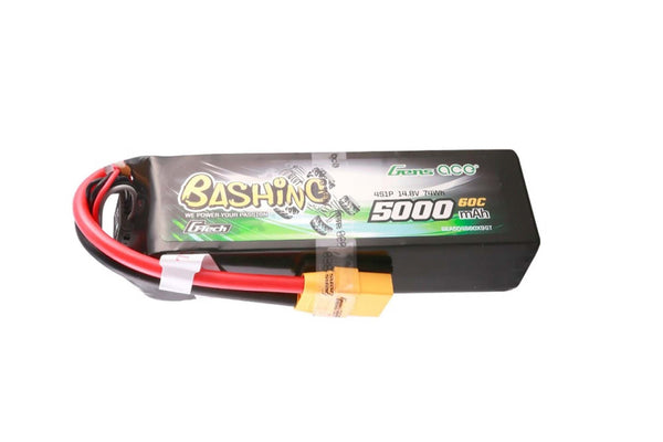 Gens Ace- G-Tech, Bashing, 5000mAh 60C 4S1P 14.8V Lipo with XT90