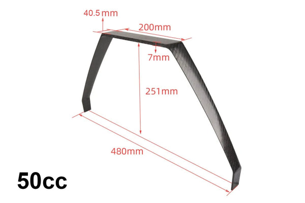 3DXR - Carbon Fibre Landing Gear for RC Fixed Wing Airplane
