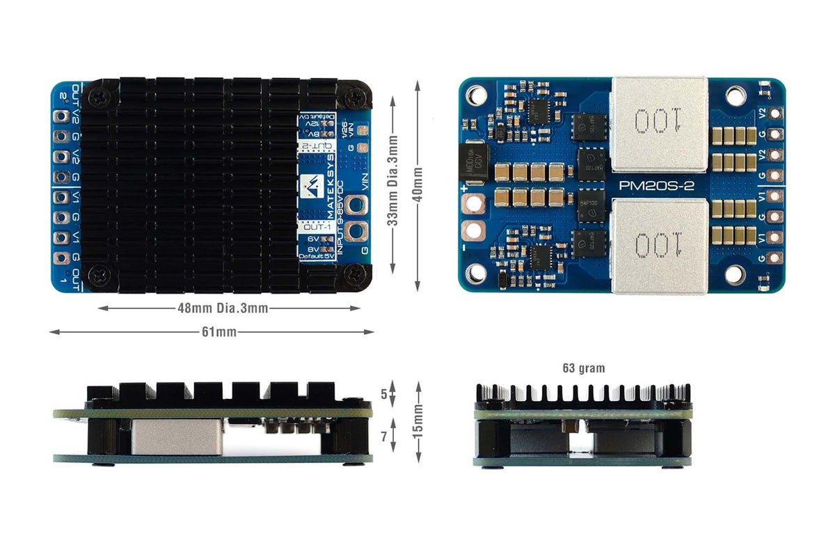 Matek Systems- Power Module PM20S-2