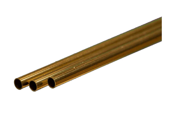 K&S Brass Round Tube .225mm Wall (300mm long)