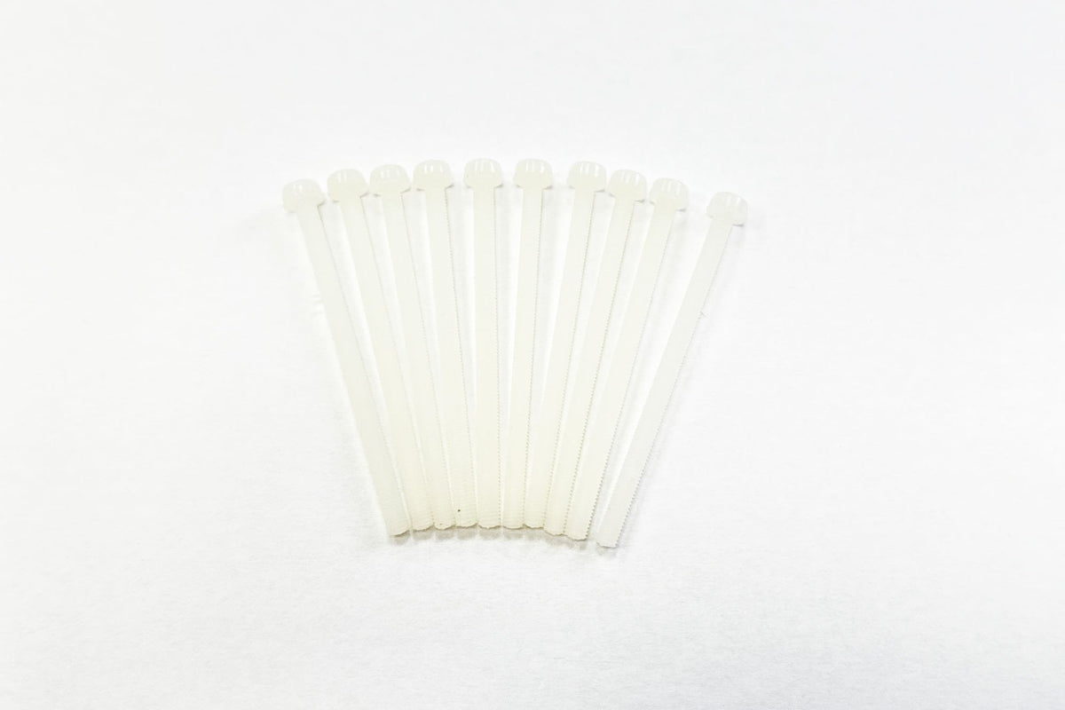 3DXR- White Nylon Screw M3 x 50mm 10Pcs