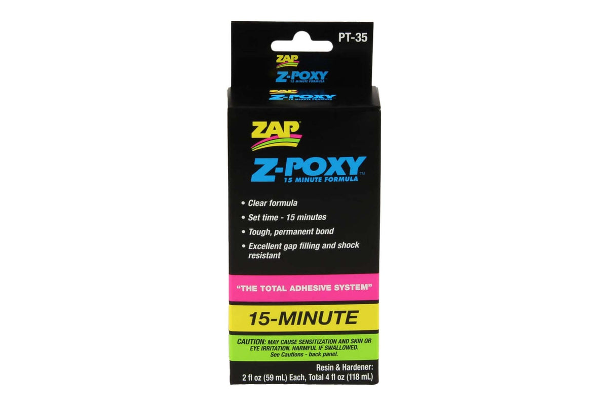 ZAP Z-Poxy 15 Minute Epoxy 4oz - PT-35