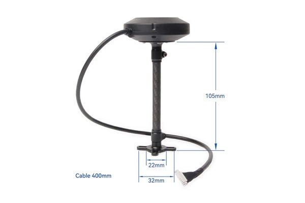 Holybro H-RTK NEO-F9P Rover UART 6-Pin (GPS2 Port) - 12061
