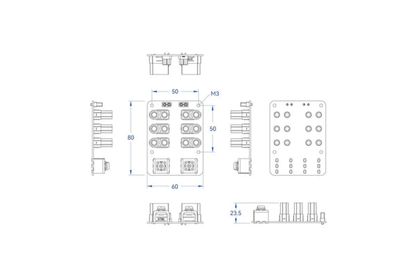 Holybro - Power Distribution Board (PDB) 300A - Top Entry - 18138