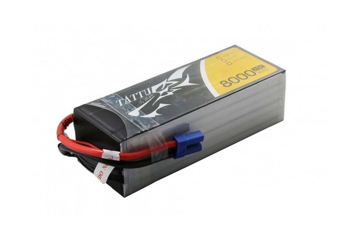 Gens Ace - Tattu - 6S 8000MAH 22.2V 25C with EC5