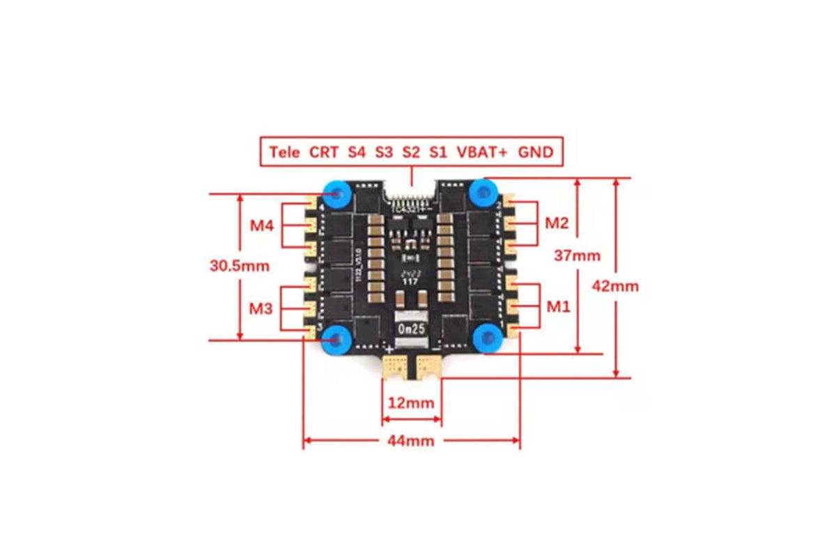 Hobbywing- XRotor 55A 4in1 6S Lite BLS RTF