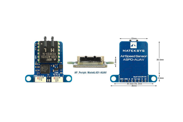 Matek Systems - Digital Airspeed Sensor ASPD-AUAV