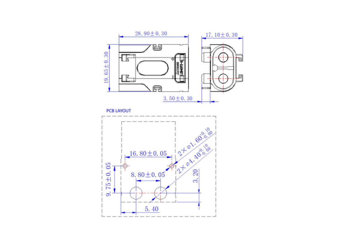 Amass LCB40PW-M S.O - 1Pcs