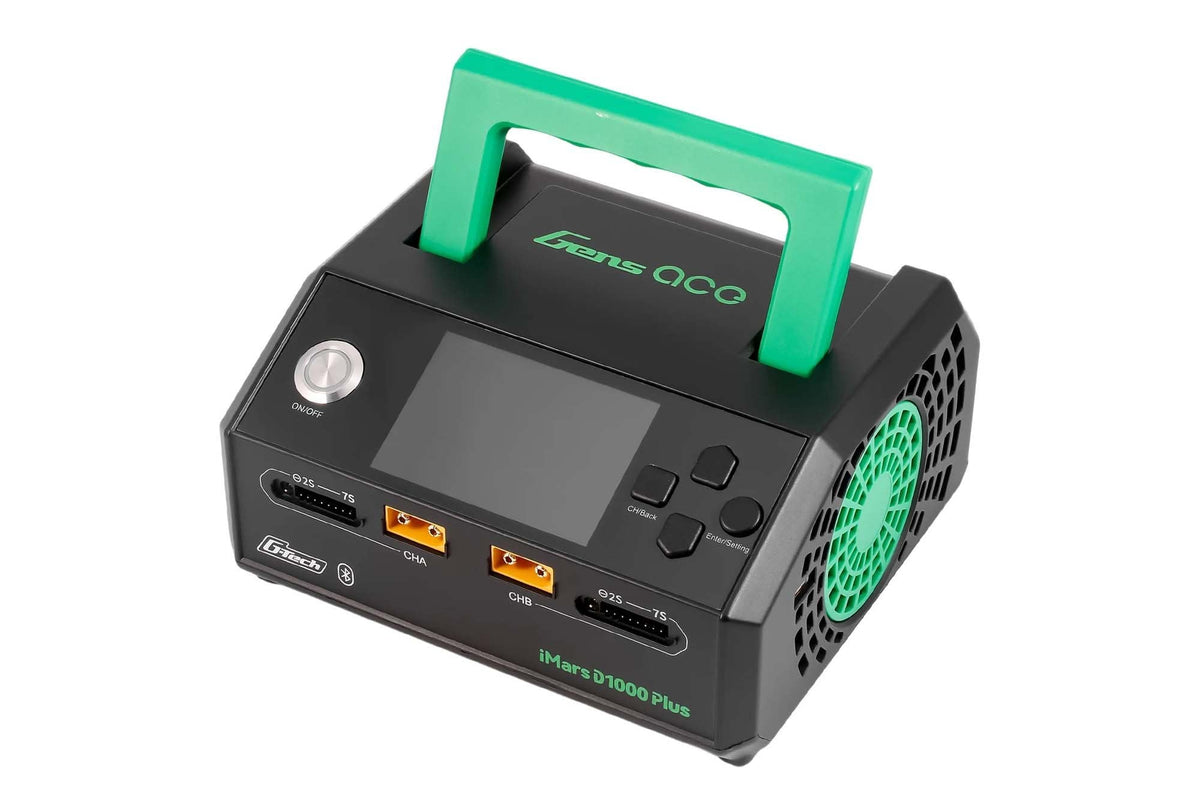 Gens Ace- G-Tech iMars D1000 Plus Smart Charger Black