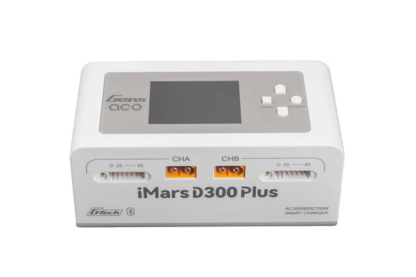 Gens Ace- G-Tech iMars D300 Plus Smart Charger Dual Channel White