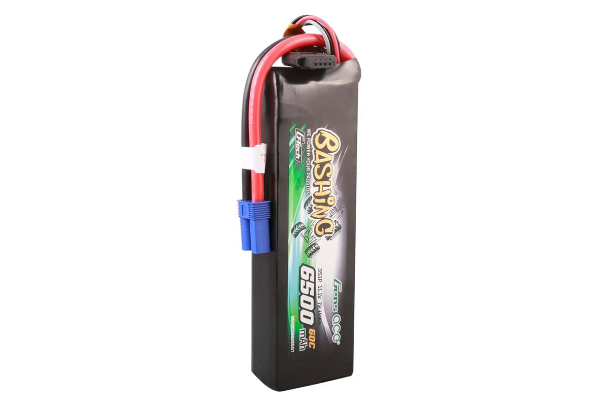 Gens Ace G-Tech Bashing, 6500mAh 60C 3S1P 11.1V Lipo with EC5