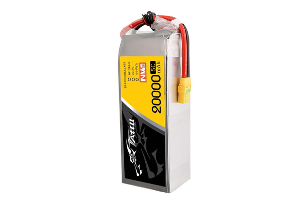 Tattu Semi-solid State 20000mAh 5C 22.2V 6S1P Lipo Battery with XT90-S