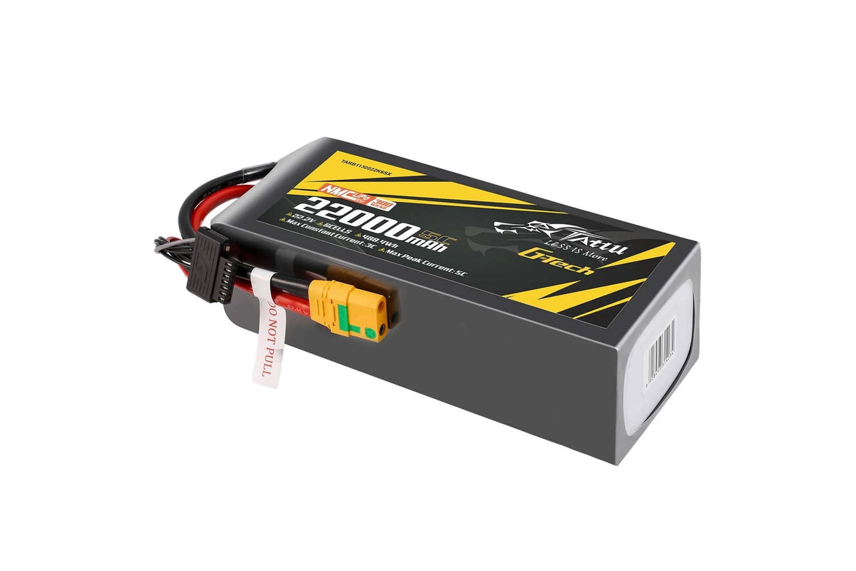 Tattu Semi-solid State 22000mAh 5C 22.2V 6S1P G-Tech Lipo Battery with XT90S-F