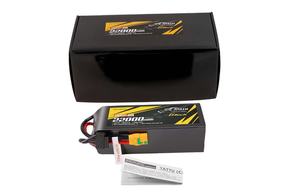 Tattu Semi-solid State 22000mAh 5C 22.2V 6S1P G-Tech Lipo Battery with XT90S-F