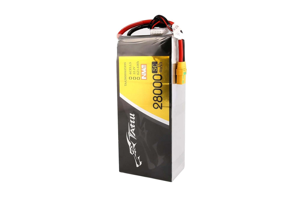 Tattu Semi-solid State 28000mAh 5C 22.2V 6S1P G-Tech Lipo Battery with XT90-S