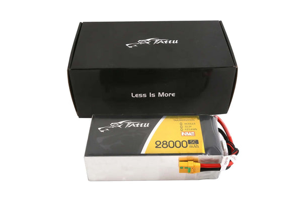 Tattu Semi-solid State 28000mAh 5C 22.2V 6S1P G-Tech Lipo Battery with XT90-S