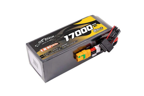 Tattu Ultra High Voltage 17000mAh 5C 23.7V 6S1P G-Tech Lipo Battery with XT90S-F