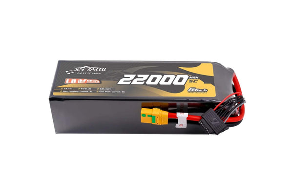 Tattu Ultra HV 22000mAh 5C 23.7V 6S1P G-Tech Lipo Battery with XT90S-F