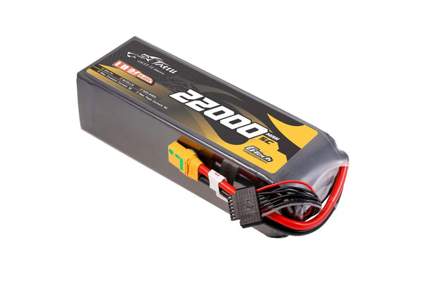 Tattu Ultra HV 22000mAh 5C 23.7V 6S1P G-Tech Lipo Battery with XT90S-F