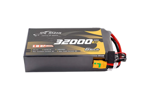 Tattu Ultra HV 32000mAh 5C 23.7V 6S1P G-Tech Lipo Battery with XT90S-F
