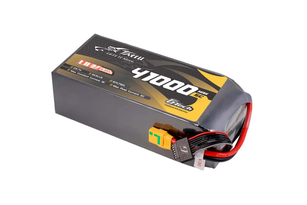 Tattu Ultra HV 41000mAh 5C 23.7V 6S1P G-Tech Lipo Battery with XT90S-F