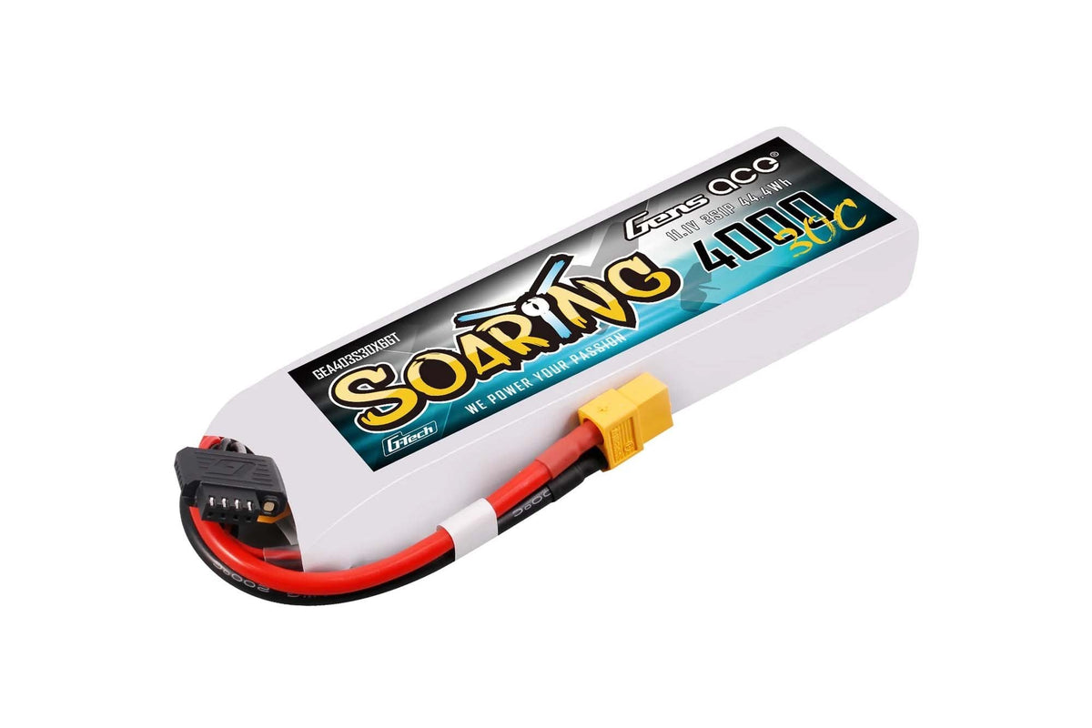 Soaring G-Tech 4000mAh 3S 30C Lipo Battery with XT60