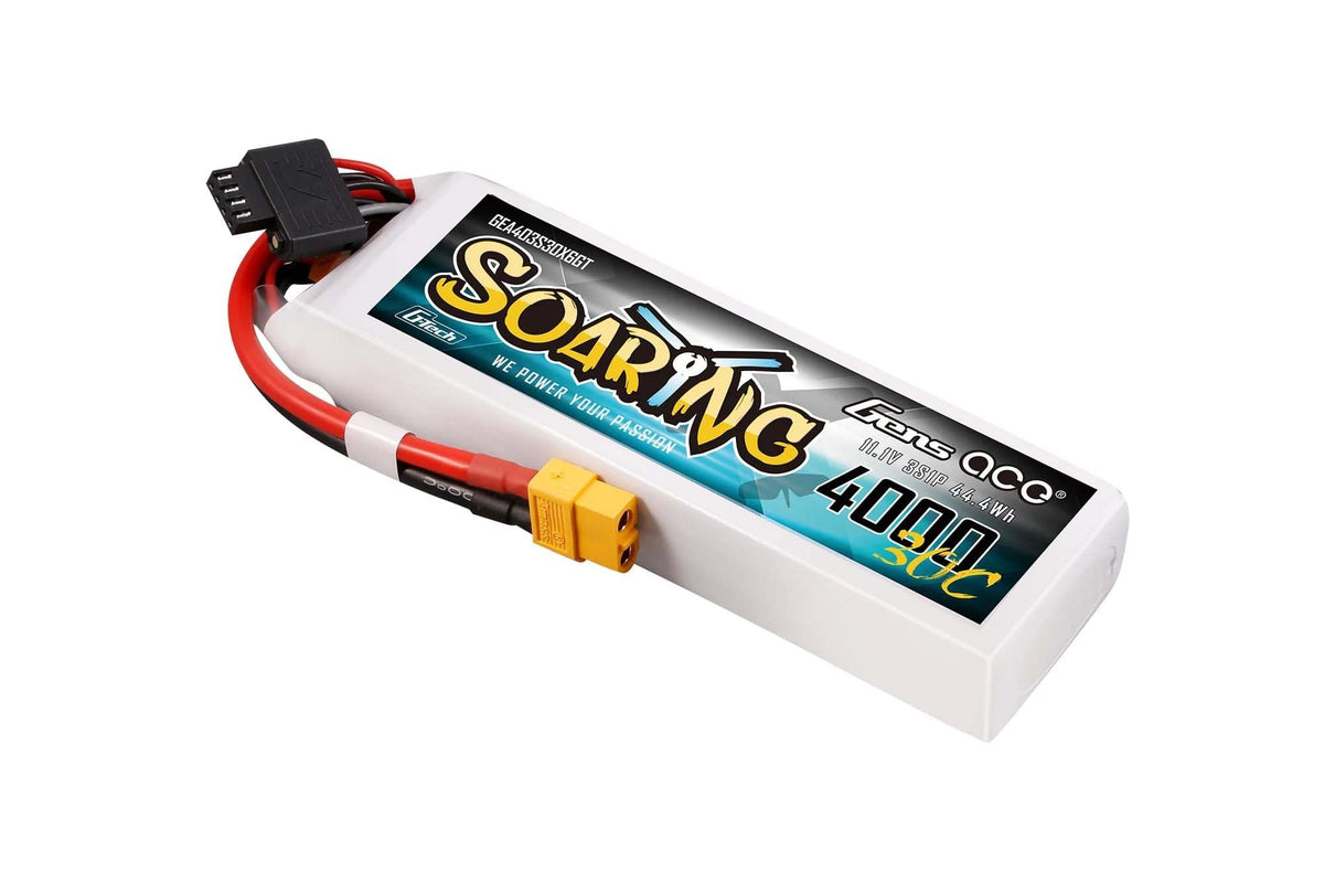 Soaring G-Tech 4000mAh 3S 30C Lipo Battery with XT60