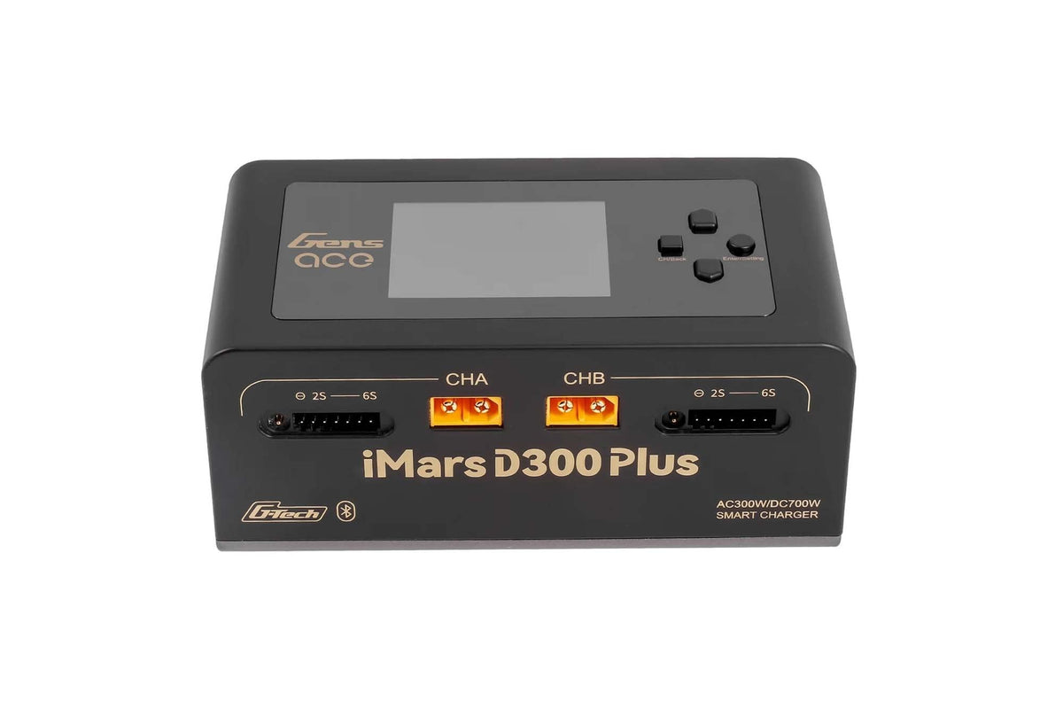 Gens Ace- G-Tech iMars D300 Plus Smart Charger Dual Channel Black