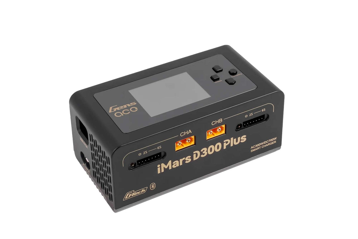 Gens Ace- G-Tech iMars D300 Plus Smart Charger Dual Channel Black