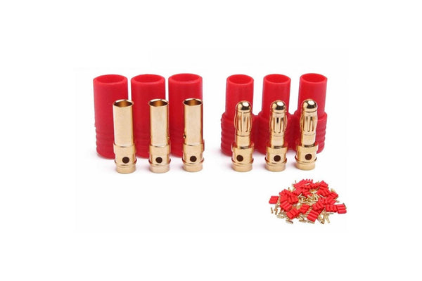 Amass 3x3.5mm Bullet Connector pair