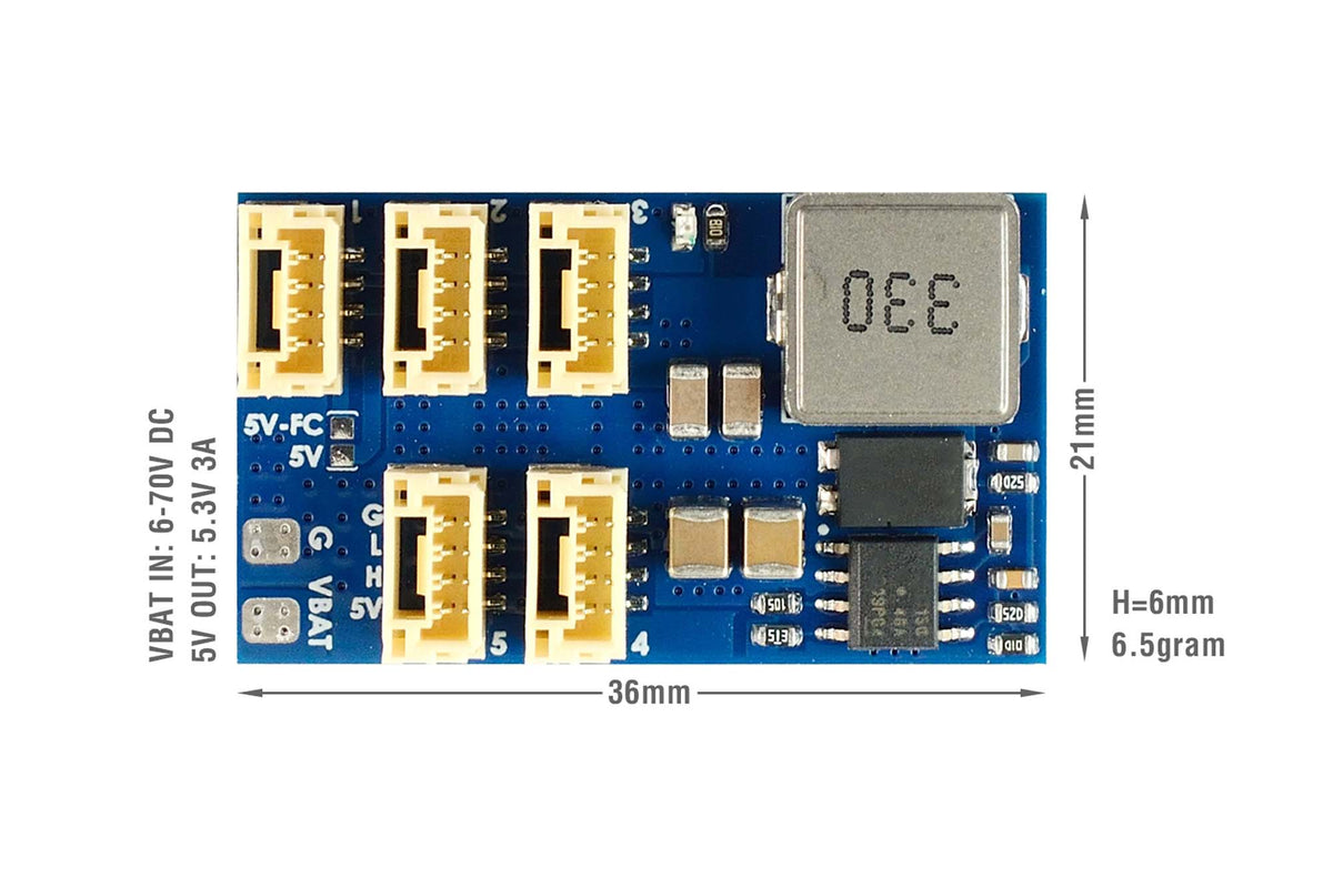 CANPDB-3A w/ BEC & JST-GH Splitter
